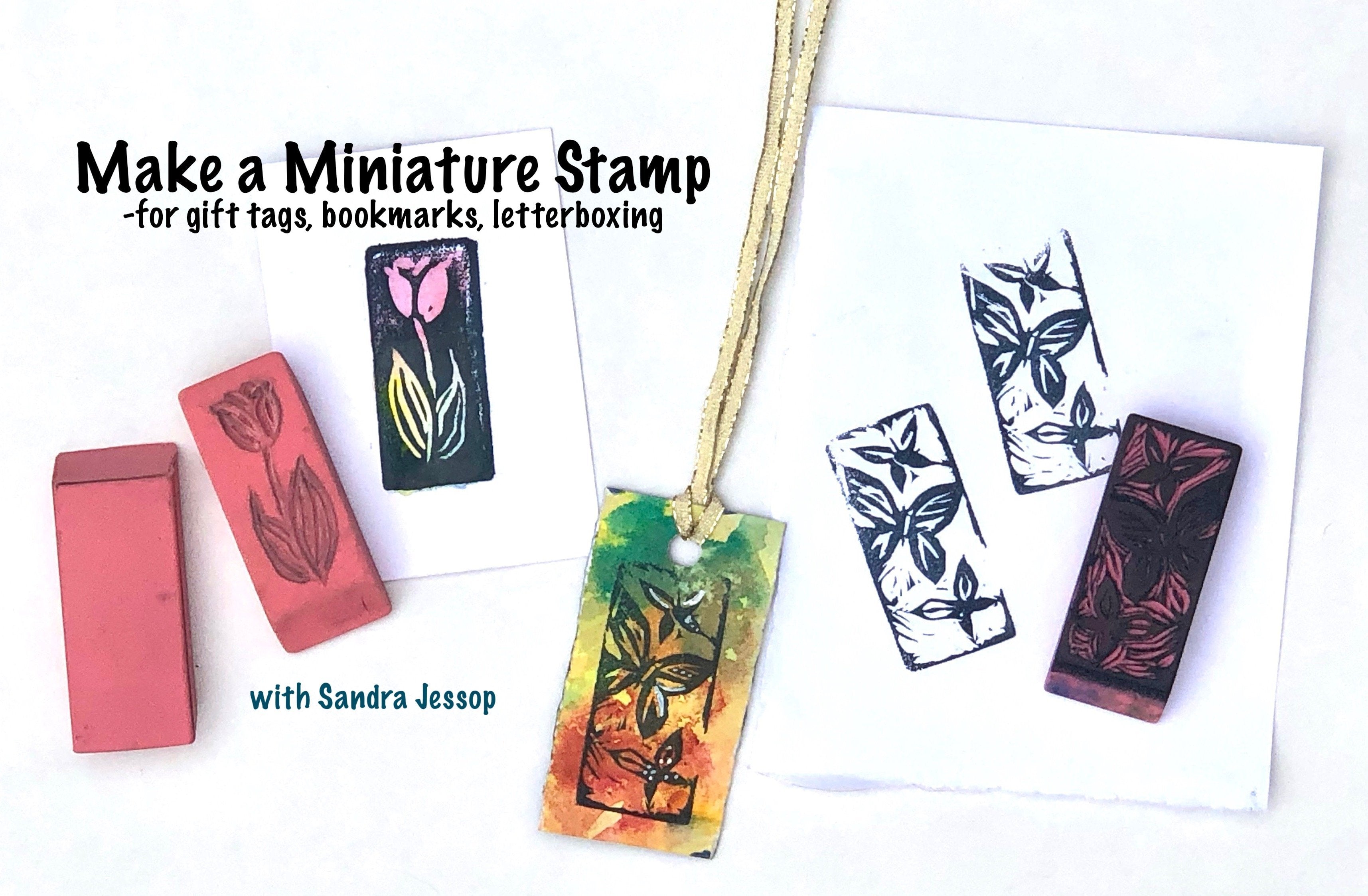Make a Custom Stamp - for gift tags, journaling or letterboxing!
