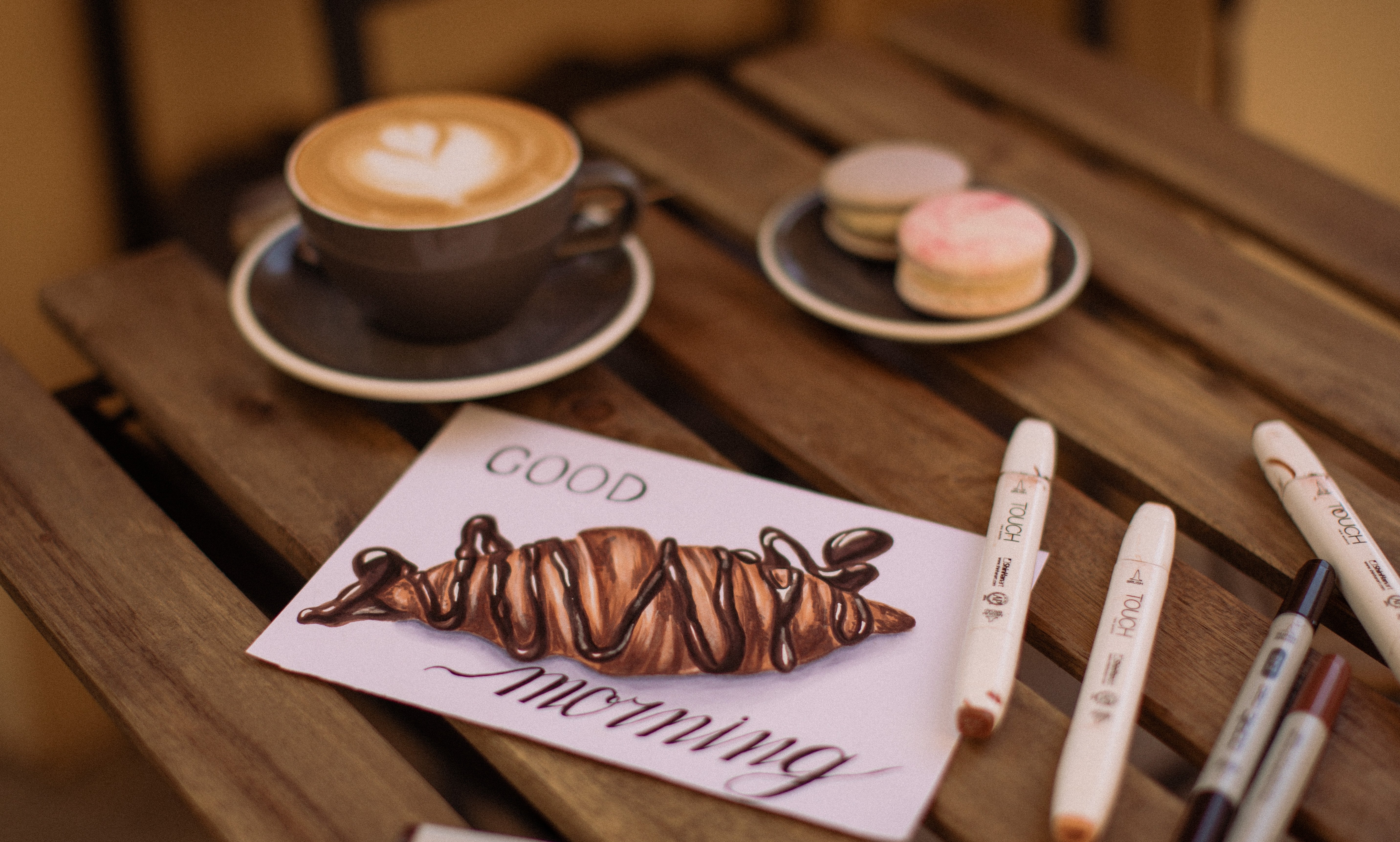 Sketching With Markers: Draw a Croissant