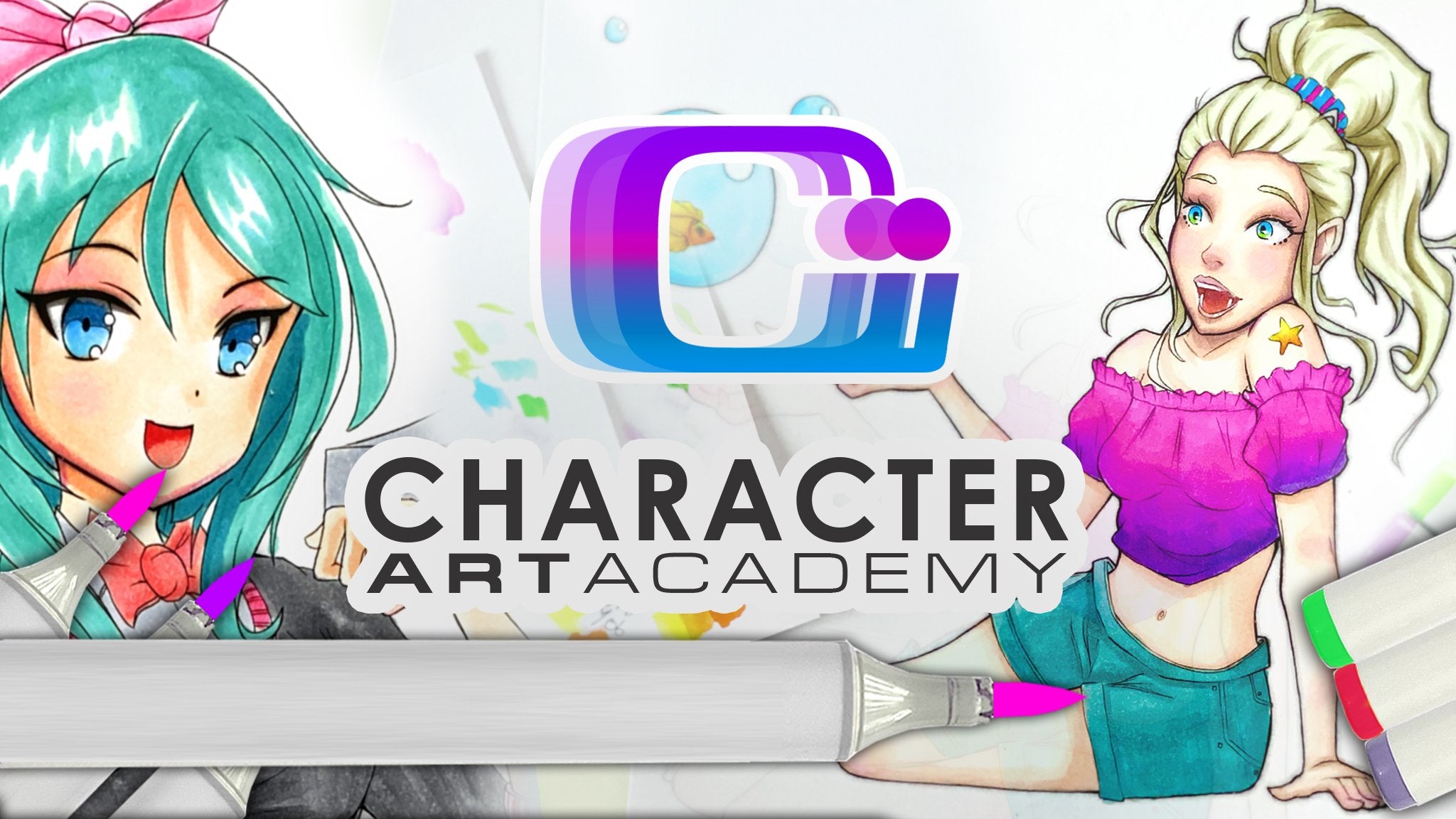 Character Coloring with Copic Markers Course
