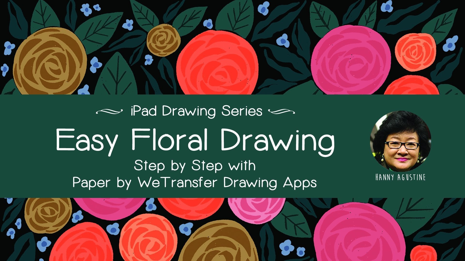 Easy Floral Drawing - iPad Drawing Series with Paper by WeTransfer