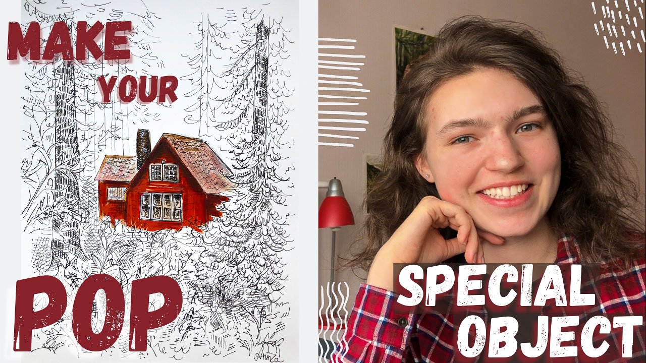 Pen and Markers Illustration: Make your Special Object Pop