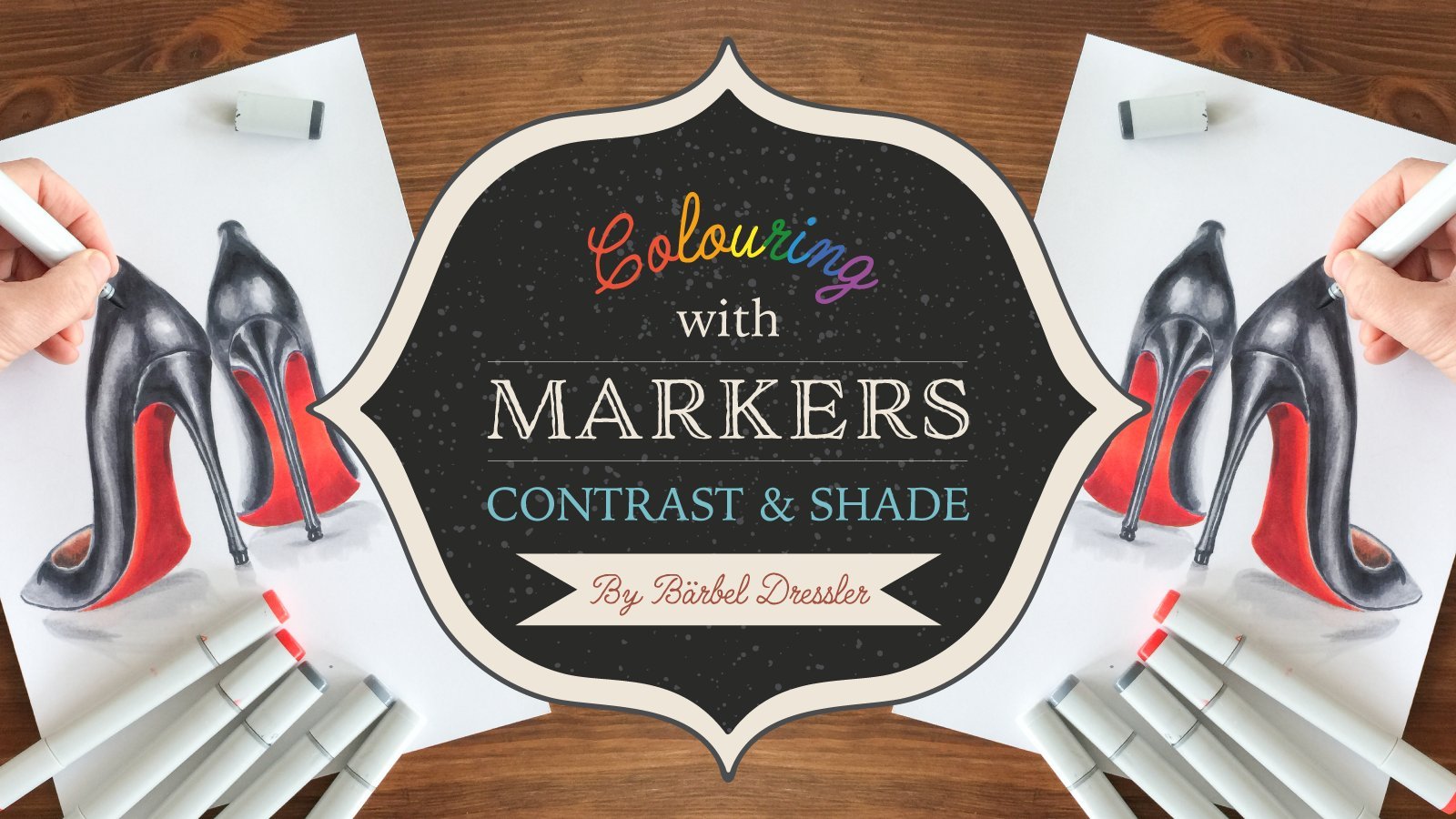 Colouring With Markers: Create Contrast & Shade