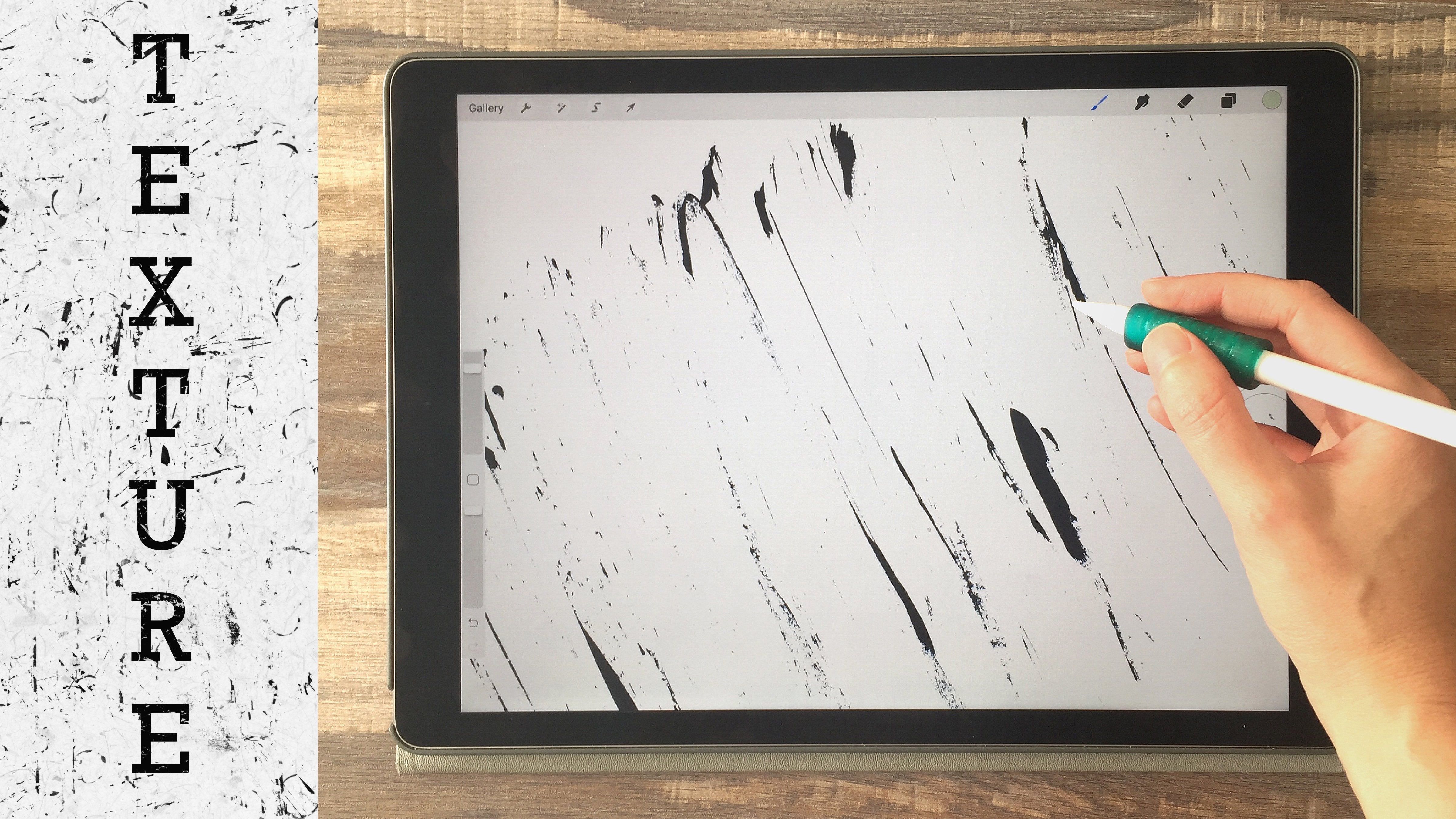 Create Beautiful Procreate Texture Brushes: Ink on Paper to Digital Brush