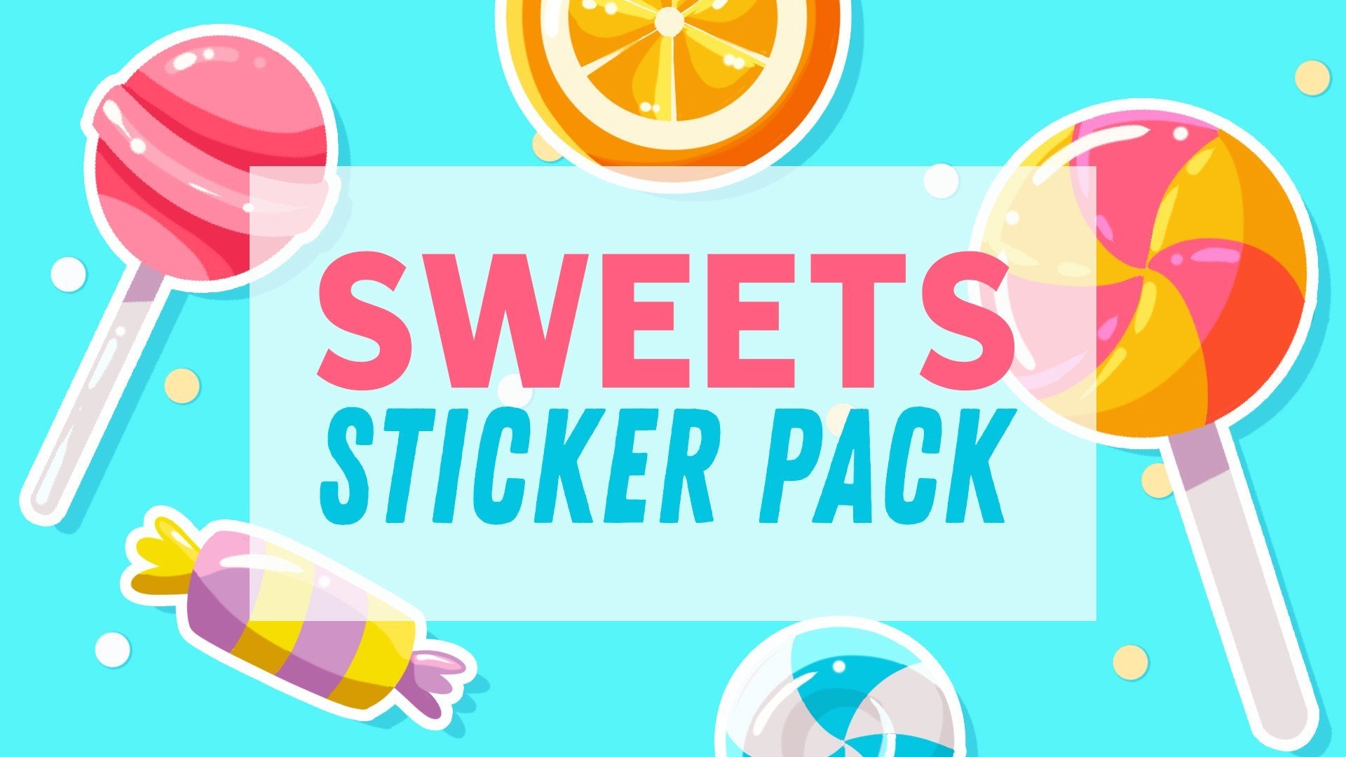 Draw a Sticker Pack in Procreate:  Candy Themed Illustrations