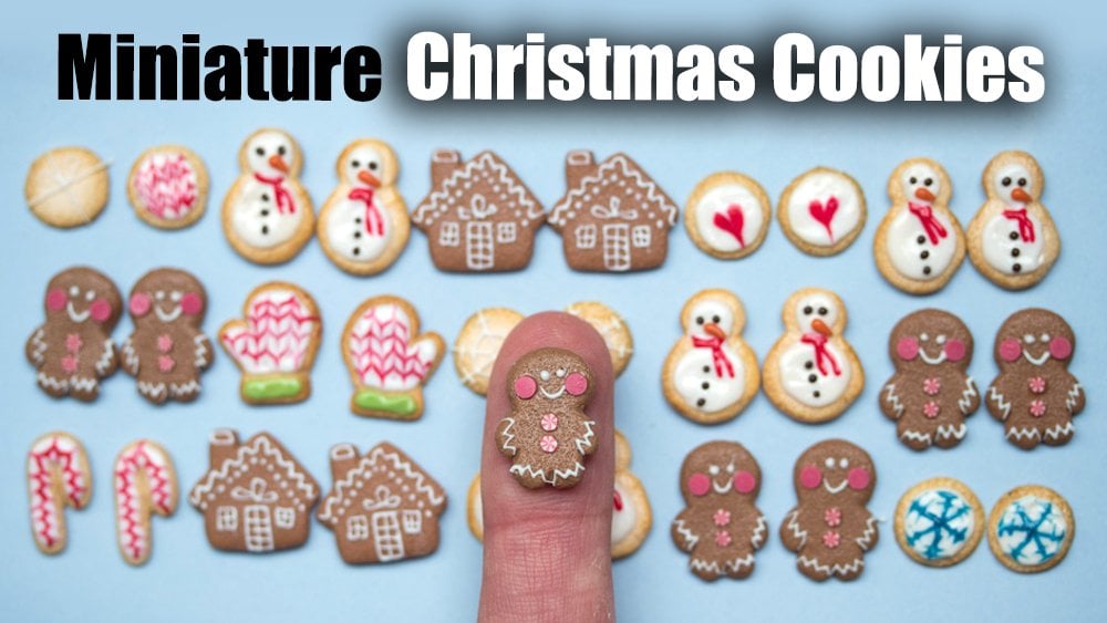 How to Sculpt Miniature Christmas Cookies Earrings | Fimo Miniature Food