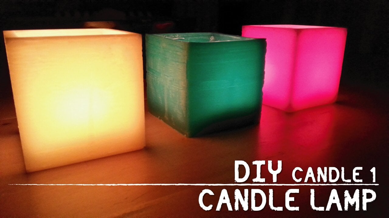CANDLES - How to Make a Candle Lamp and a Tealight Candle