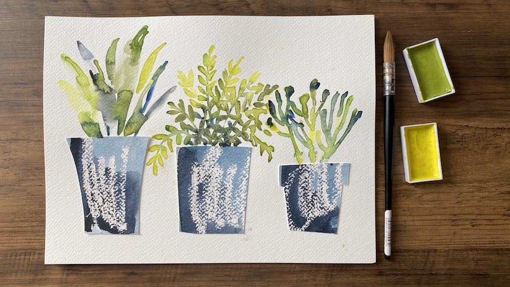 Live Encore: Paint Your Plants With Watercolor & Wax Crayon