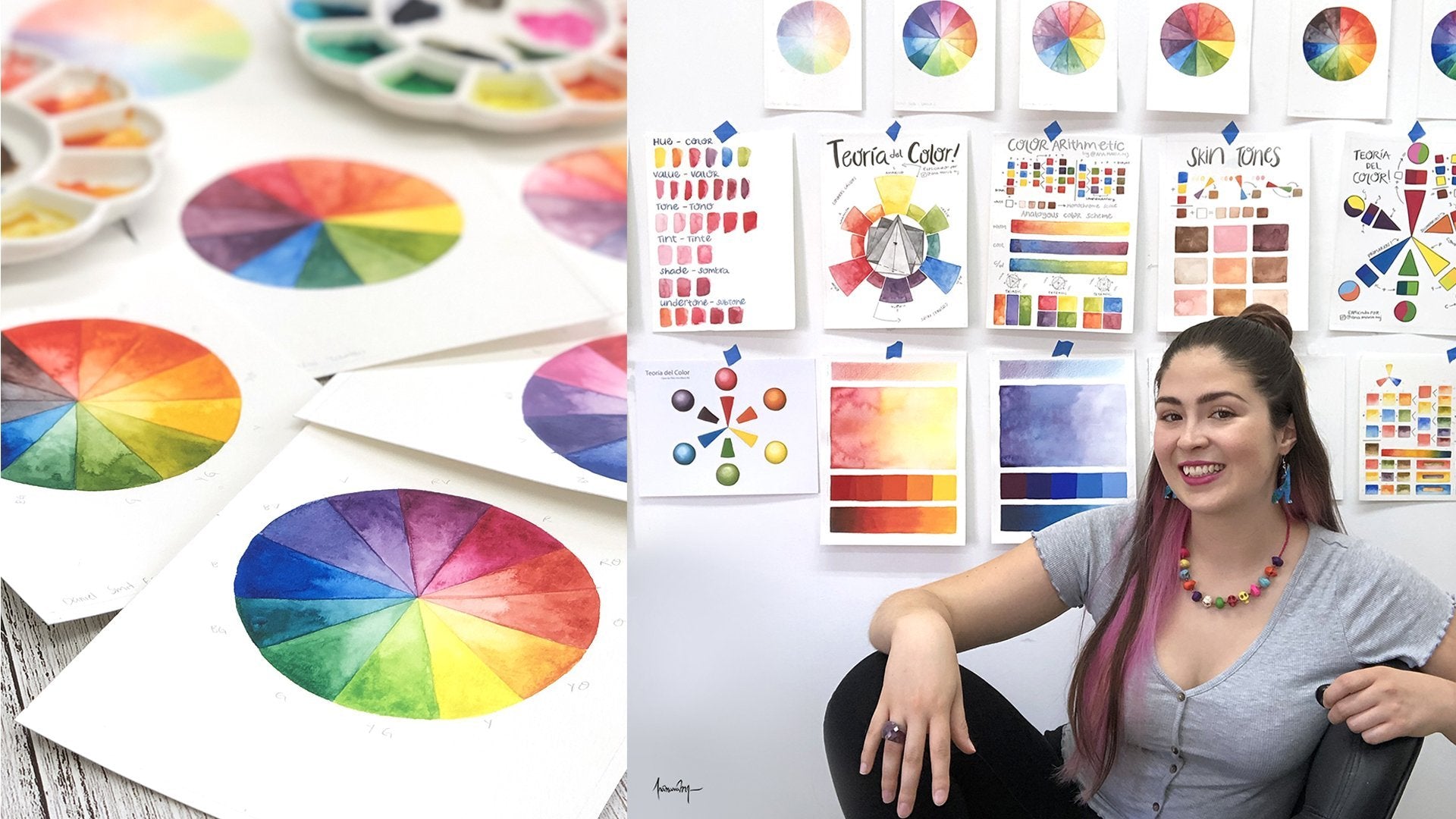 Understanding Color Theory: with Watercolor, Gouache, Colored Pencils & Oil