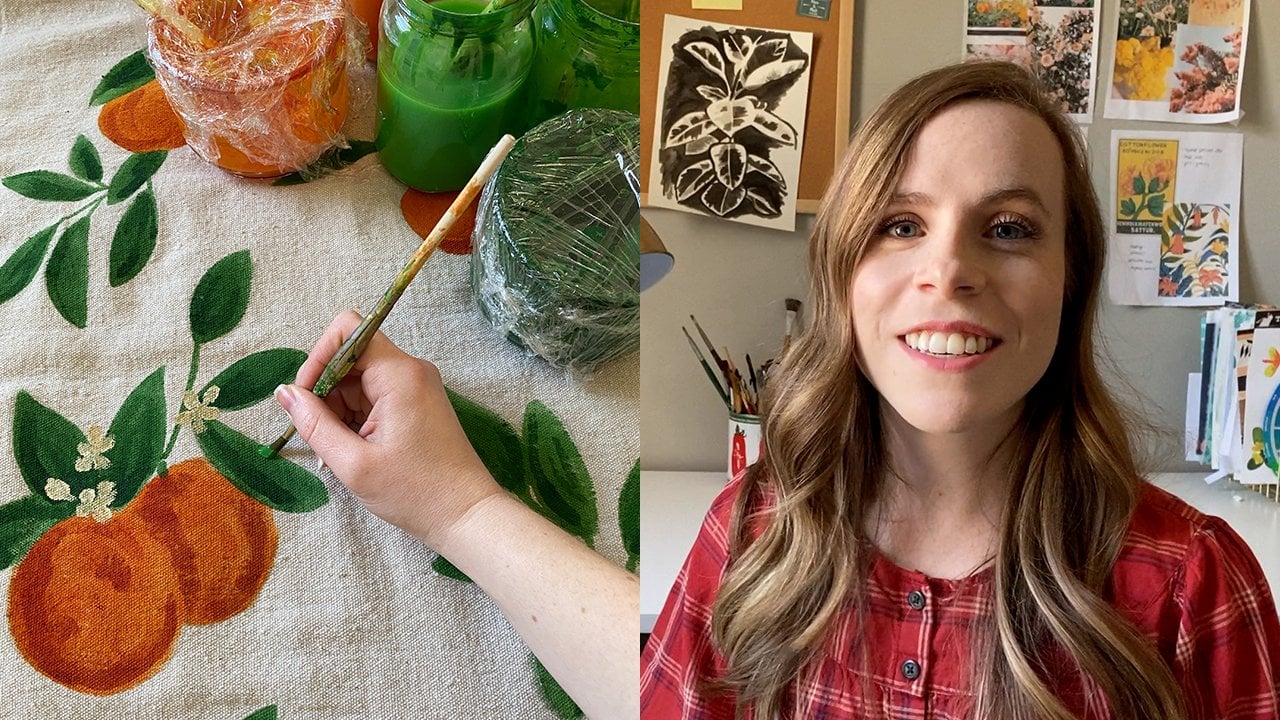 Create A Space That’s Yours: Paint Your Own Custom Curtains