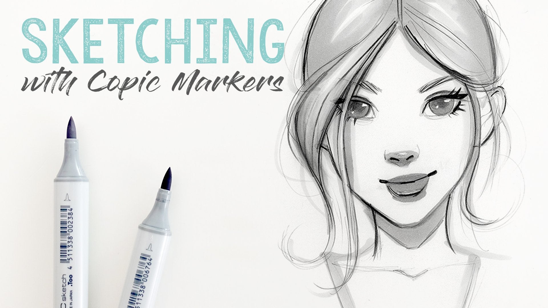 Design a Female Character: Exploring Copic Markers