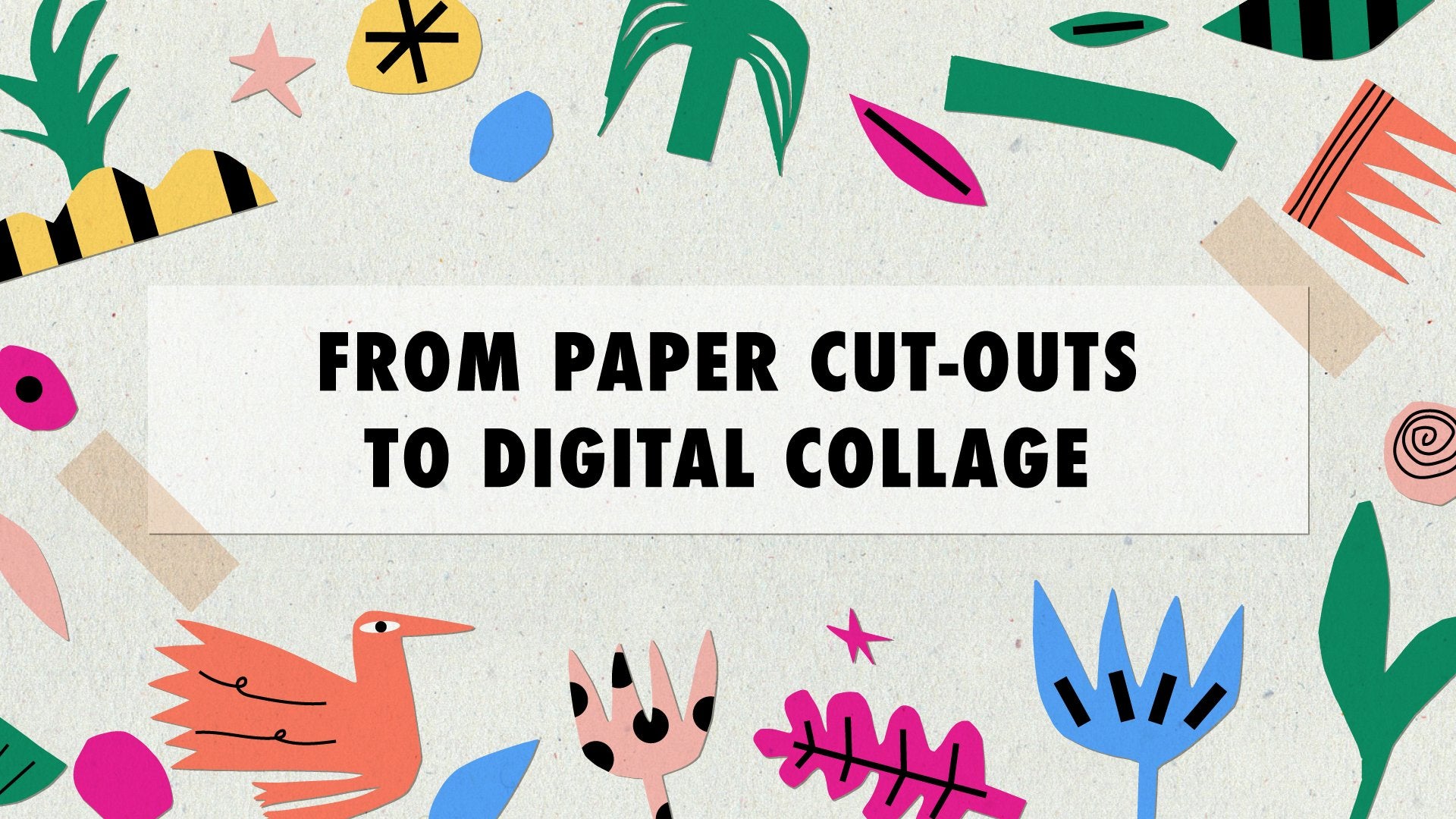 From Paper Cut-Outs to Digital Collage: Finding Inspiration in Shapes and Colors