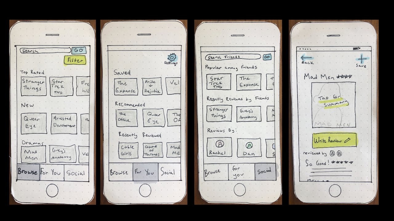 Making a Paper Prototype for a Mobile App