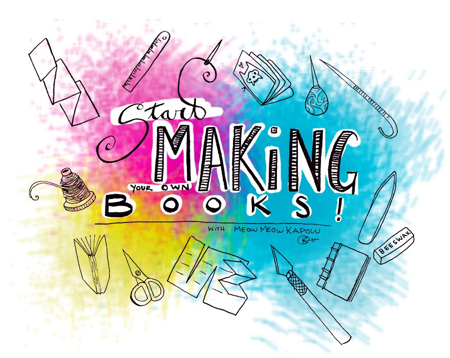 Start making books!  Basic, soft-cover bookbinding structures