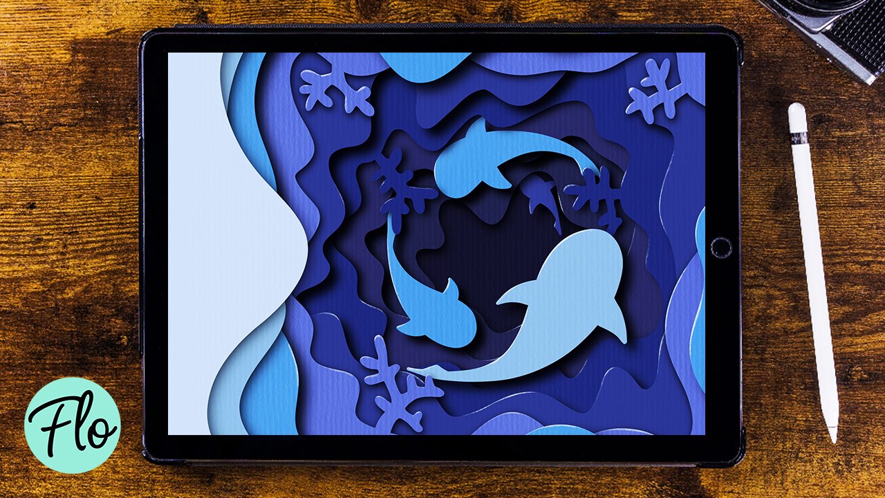 Creating Paper Cut Out Art in Procreate