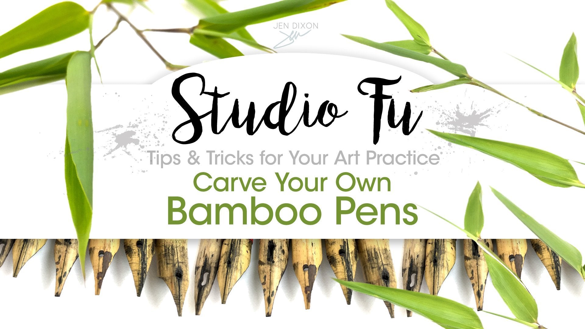 Studio Fu: Carve Your Own Bamboo Pens