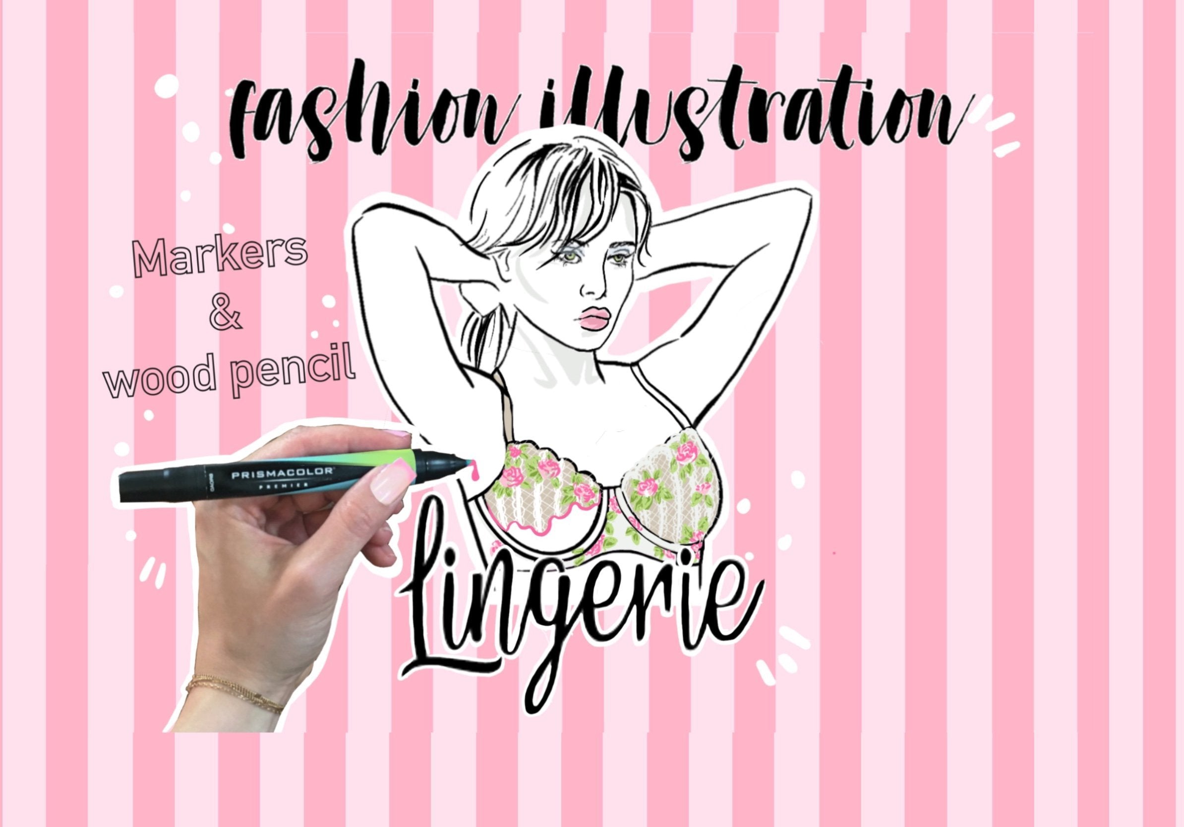 Intro Fashion Design for LINGERIE - Fashion Illustration