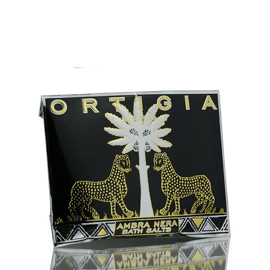 Ortigia Black Amber Badesalt 75 g pose