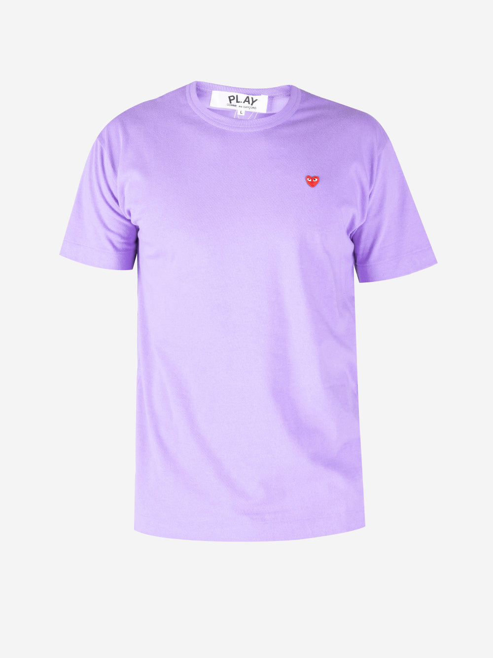 COMME DES GARCONS PLAY_T-shirt Mini Heart in cotone_Viola_XXL_Donna