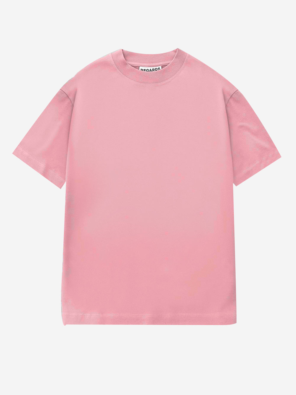 REGARDS_Pink vintage relaxed fit t-shirt_Pink_XXL_Men