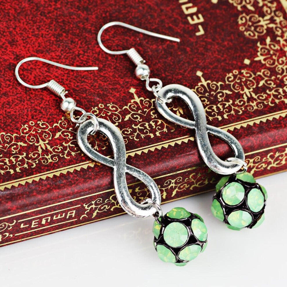 New Fashion Women Dangle Earring Crystal Earrings Eardrop Hoops GN