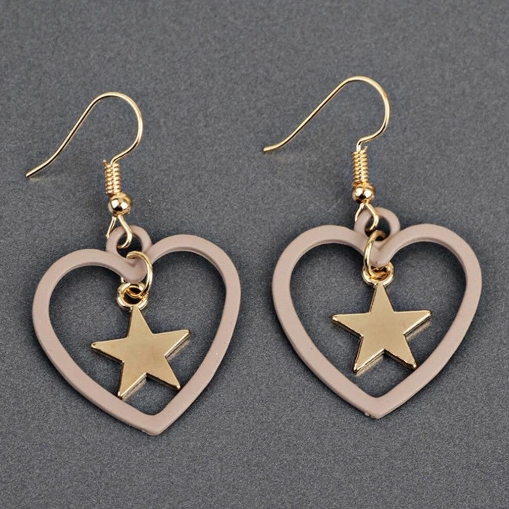 New Fashion Women Dangle Earring Star Earrings Eardrop Hoops BW