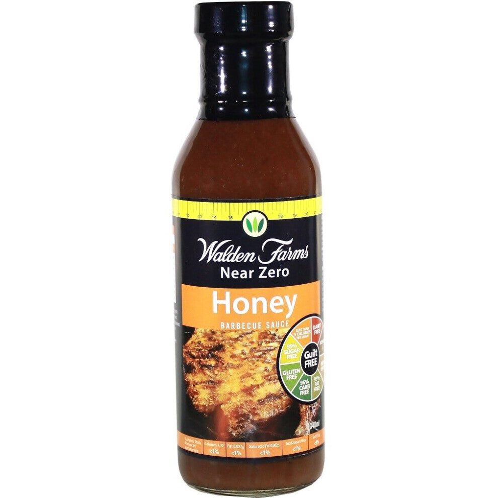 Walden Farms  Barbecue Sauce, Honey, 340g