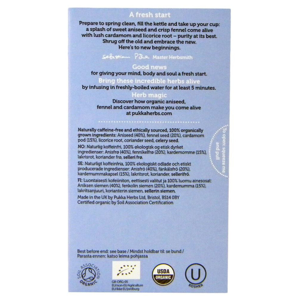 Pukka Tea - Detox - (Pack of 2) 40g net weight each