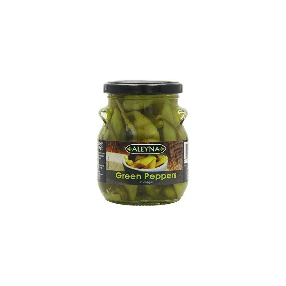 Aleyna - Green Peppers & Hot Chillies in Vinegar Combo - 275g (Pack of 2)