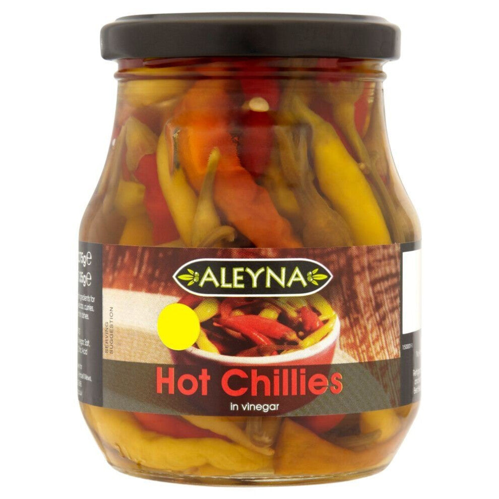 Aleyna - Hot Chillies in Vinegar - 275g (Pack of 2)
