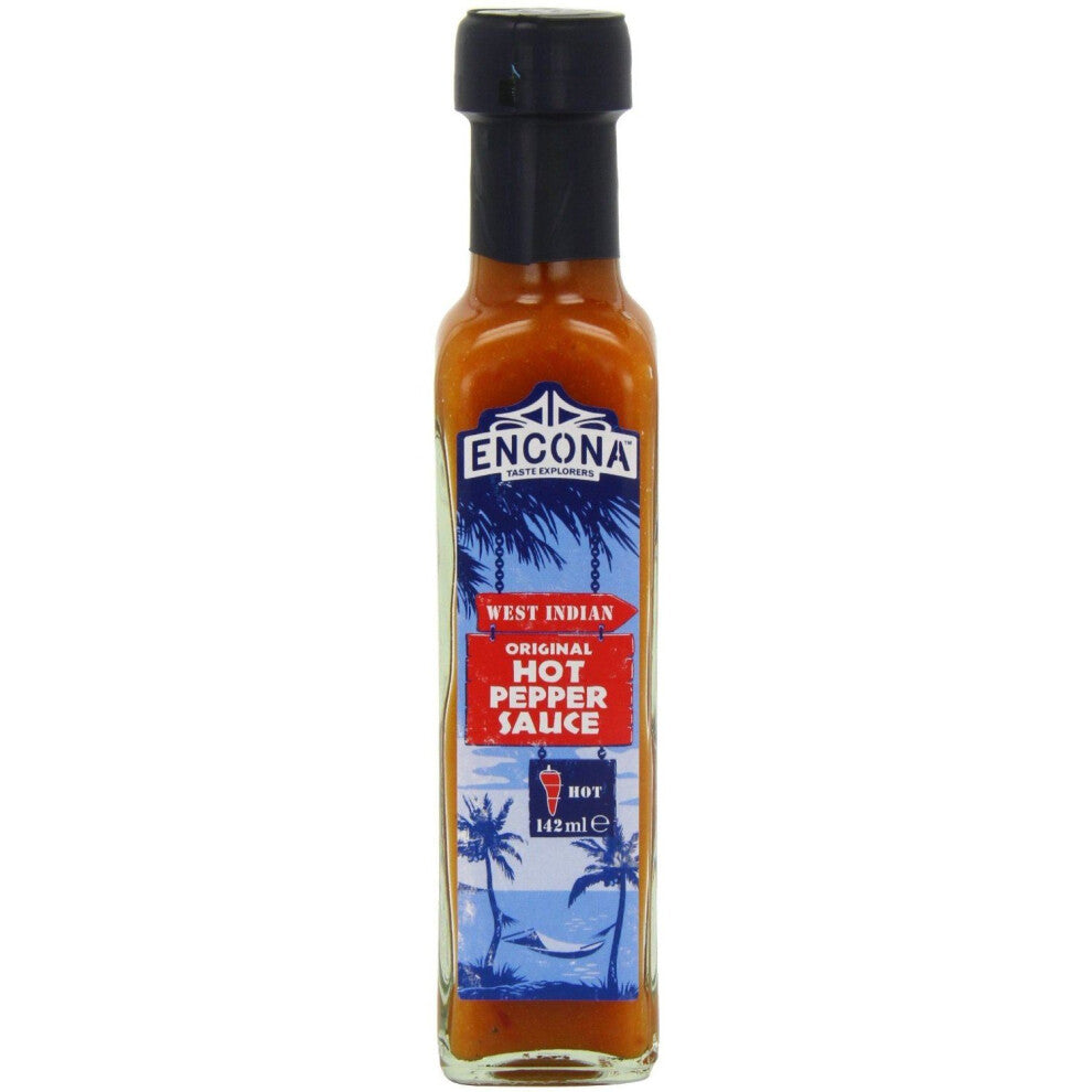 Encona Original Hot Pepper Sauce - 142ml (pack of 2)