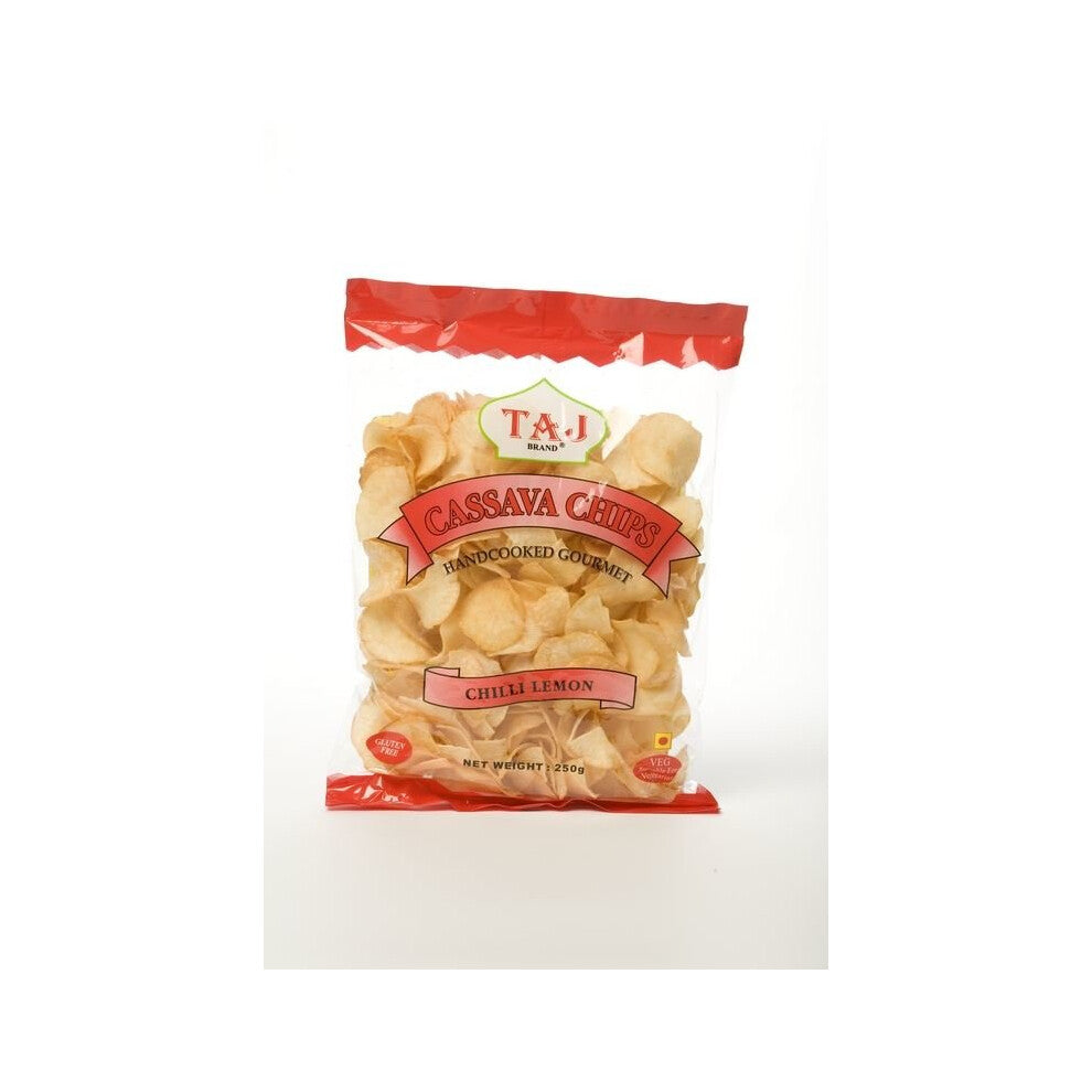 Taj Brand - Cassava Chips - Chilli & Lemon Flavour - 250g