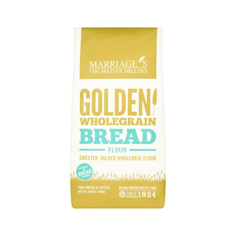 Golden Wholegrain Bread Flour 1kg (Marriages)