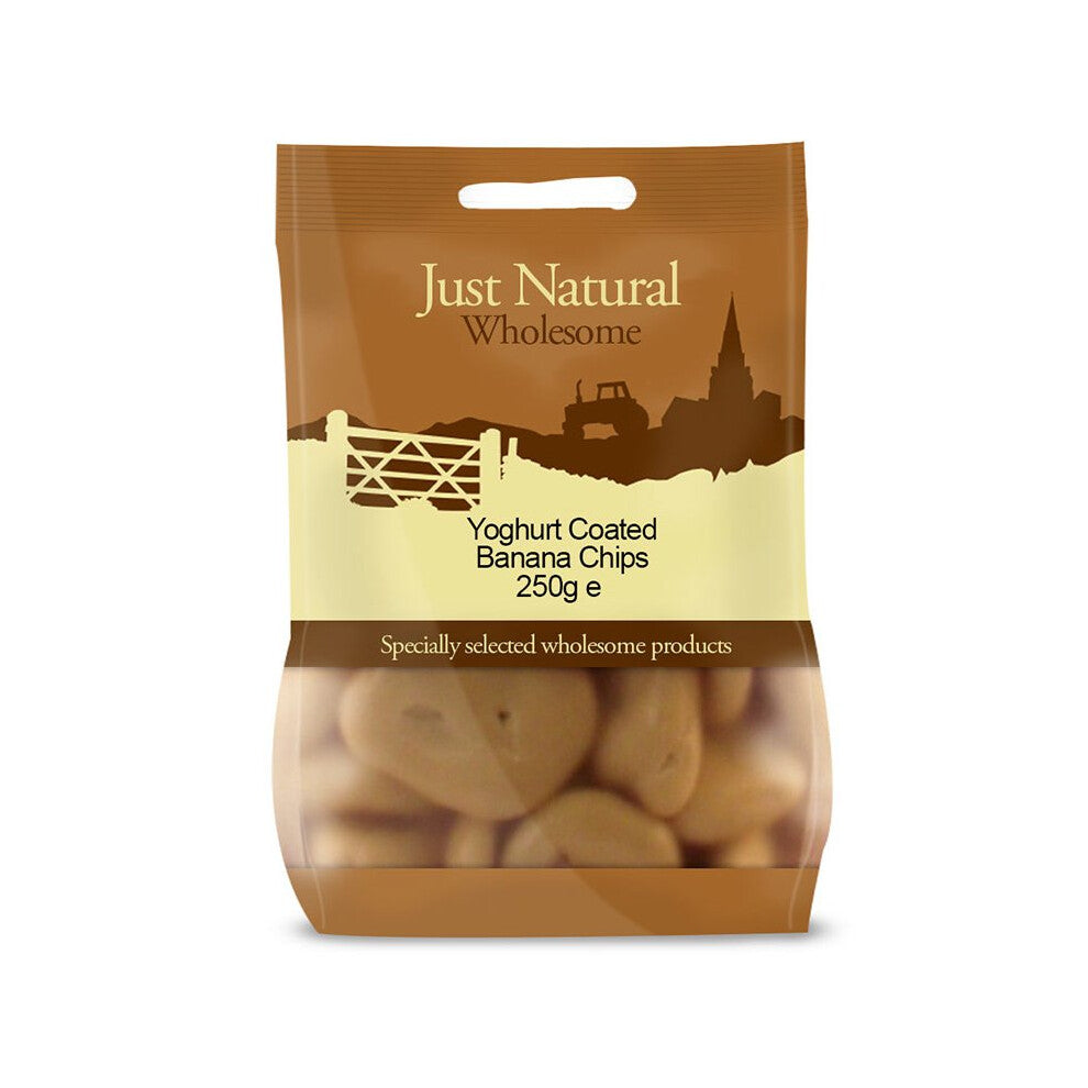 Yoghurt Coated Banana Chips 250g (Just Natural Wholesome)