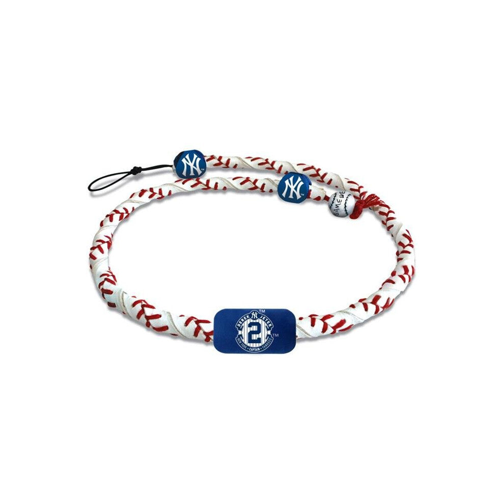 New York Yankees Frozen Rope Classic Baseball Derek Jeter Retirement Necklace
