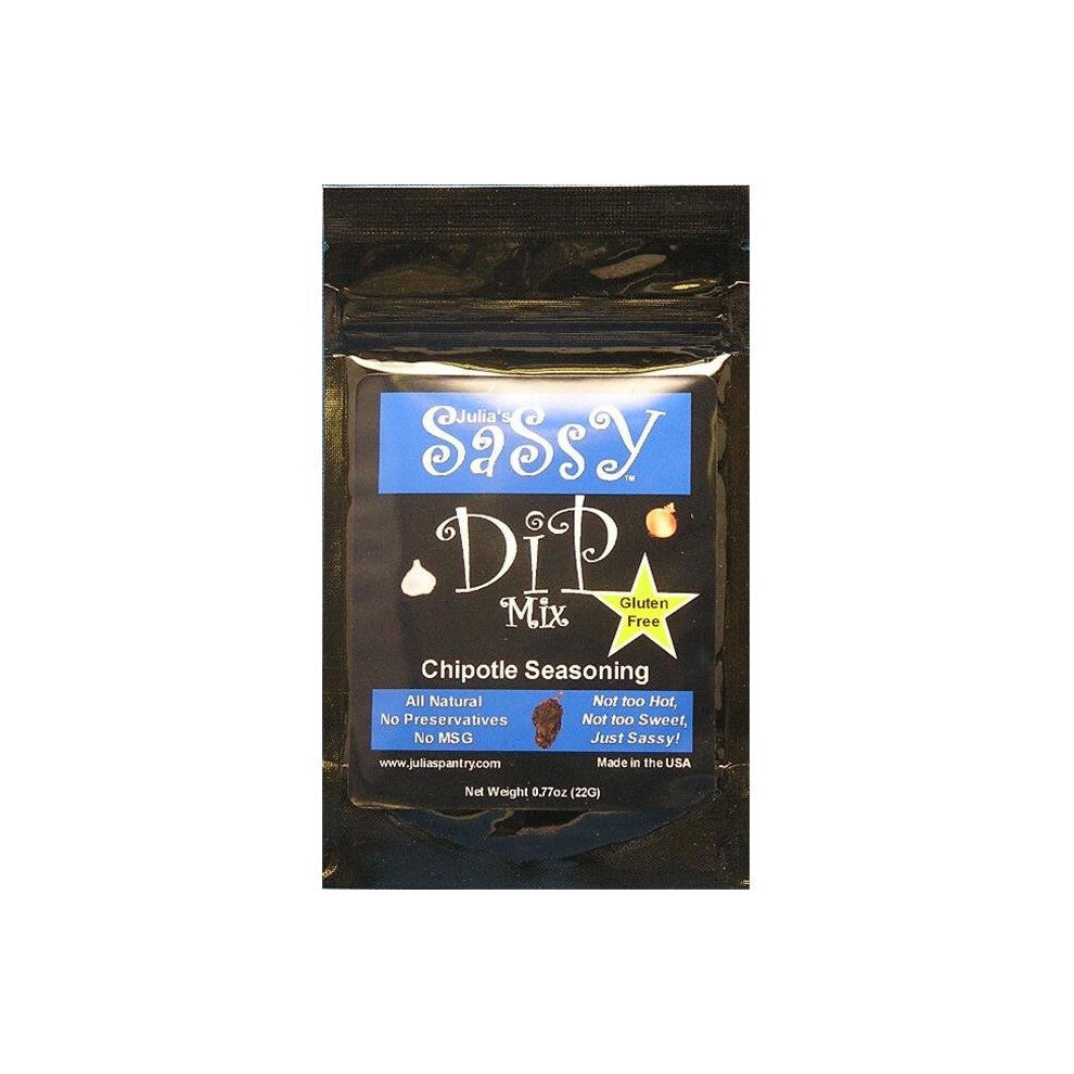 Julias Pantry JP519 Julias Sassy Dip and Seasoning Mix Chipotle, Pack of 4