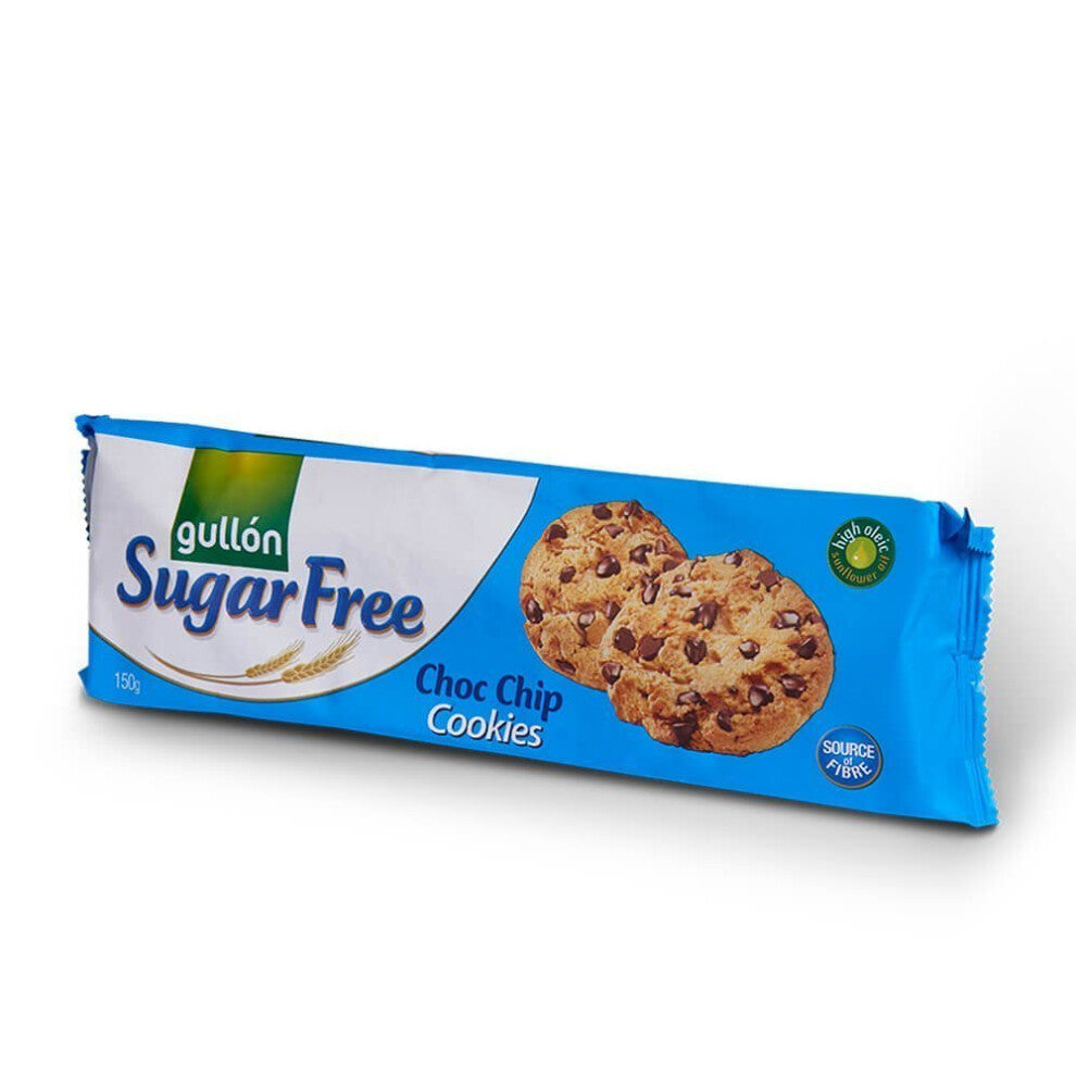 (3pk Gullon Choco Chip Cookies) Gullon Sugar Free Biscuits
