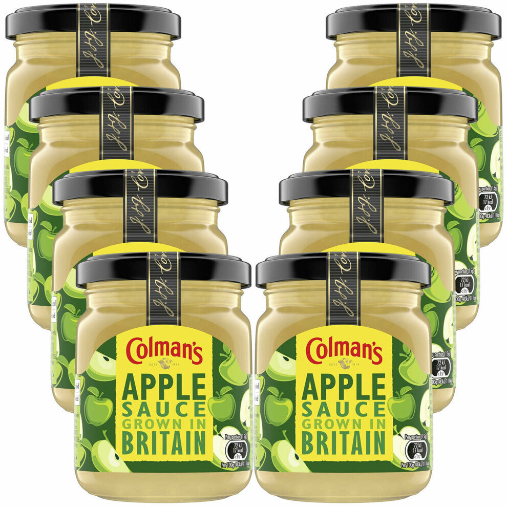 (Apple) Colman's Classic Condiments Sauce Jar, 8 Packs