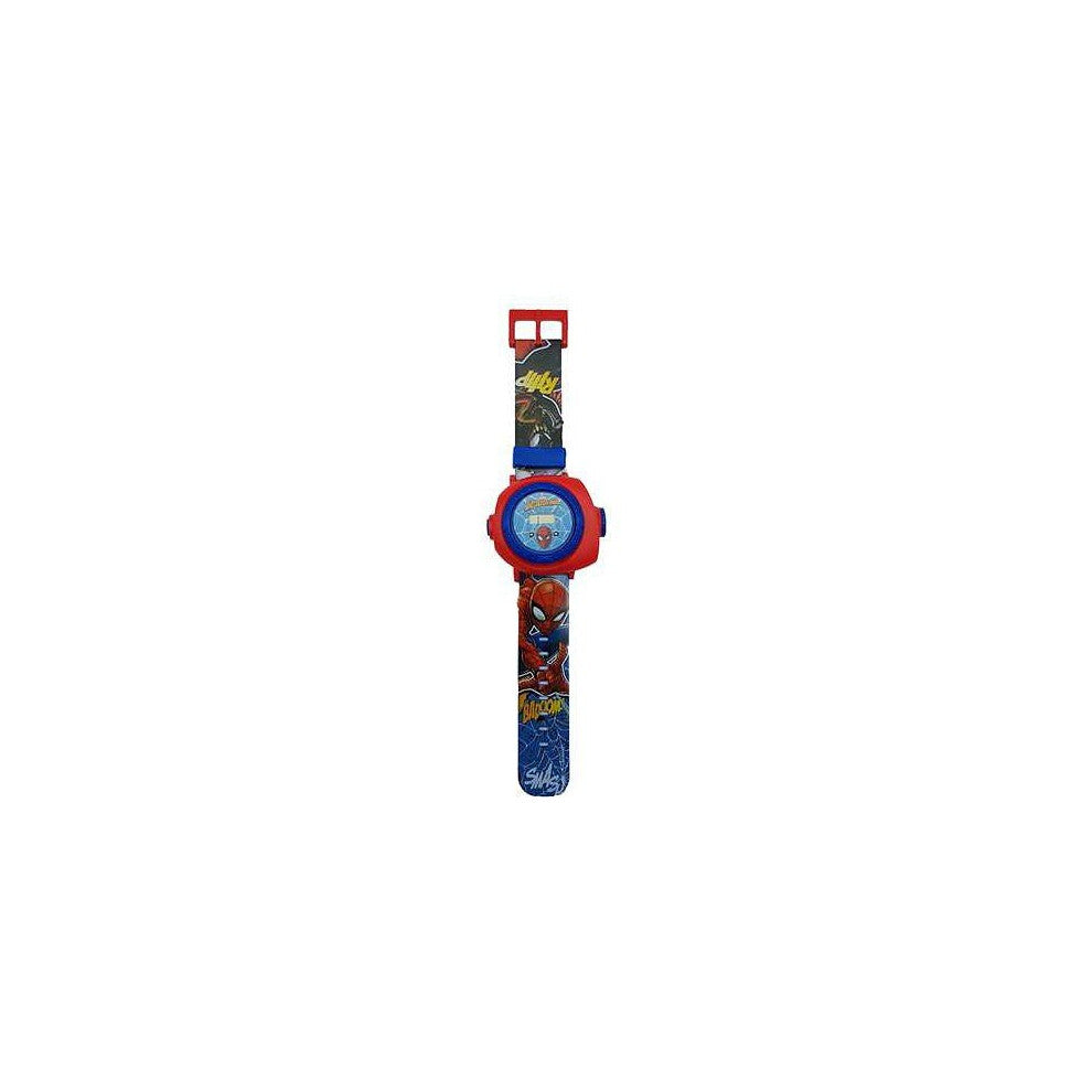 Lexibook Adjustable Projection Childrens Watch with Digital Screen - Spiderman