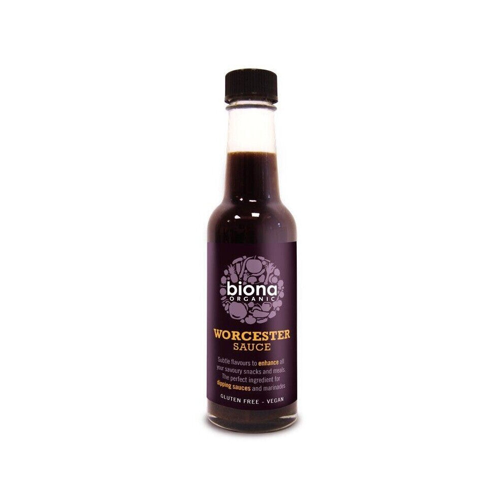 Biona Organic Worcester Sauce 140ml x6