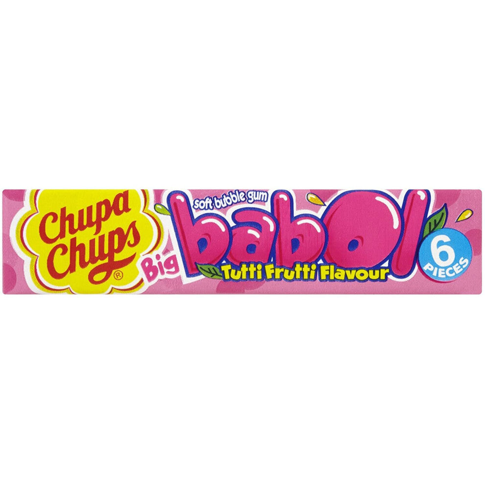 Chupa Chups 20 rolls Babol Tutti Frutti Bubble Gum