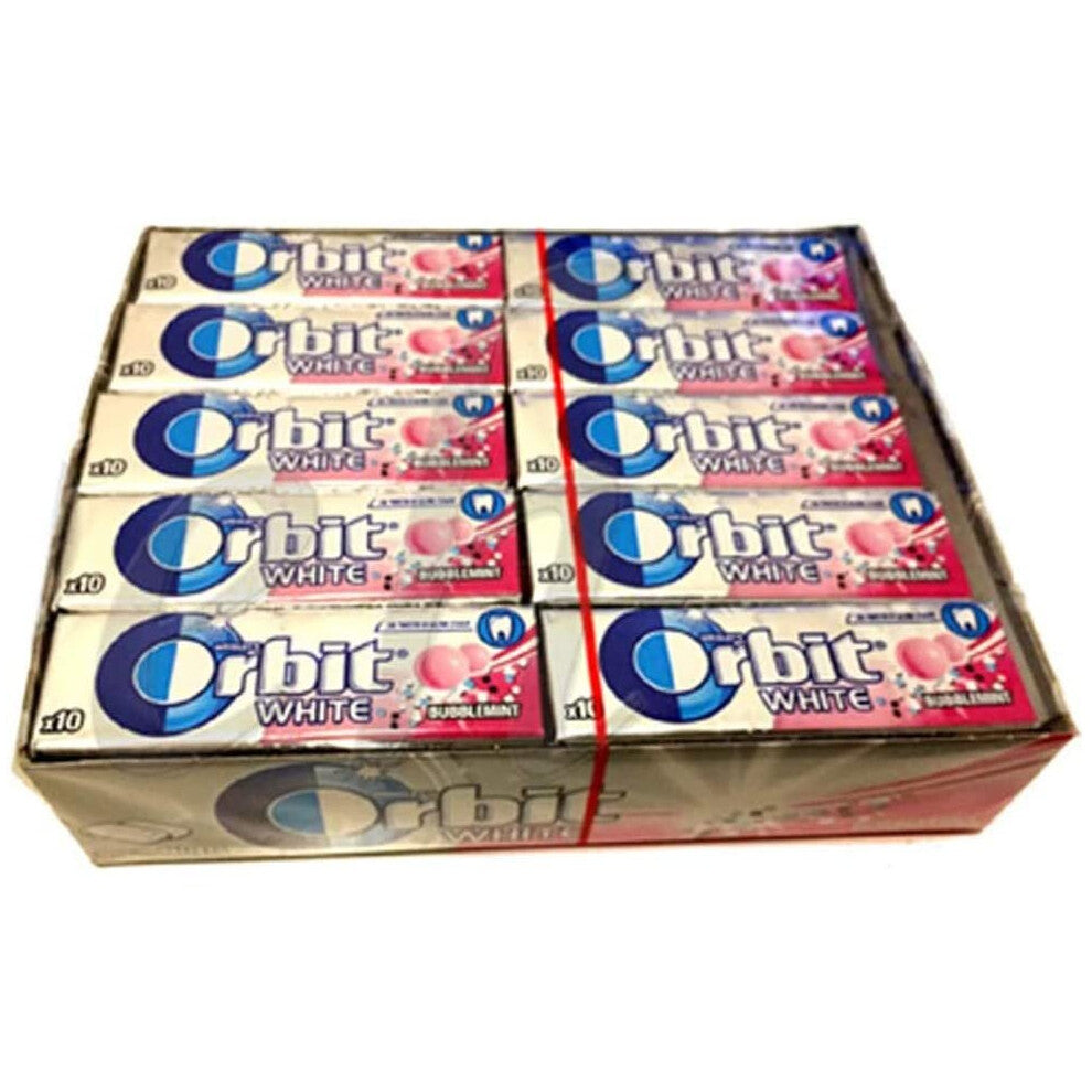 Original WRIGLEY'S ORBIT Chewing Gum 30 (Full Box) Packs (BUBBLEMINT)