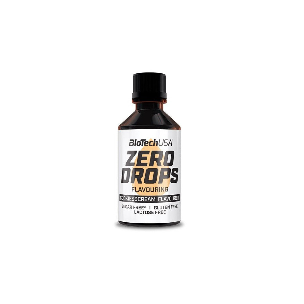 BioTechUSA Zero Drops Cookies & Cream - 50 ml.