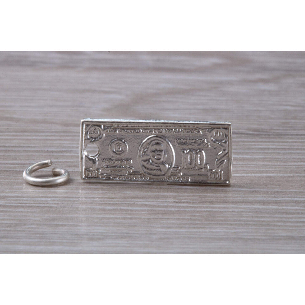100 Dollar Note Charm