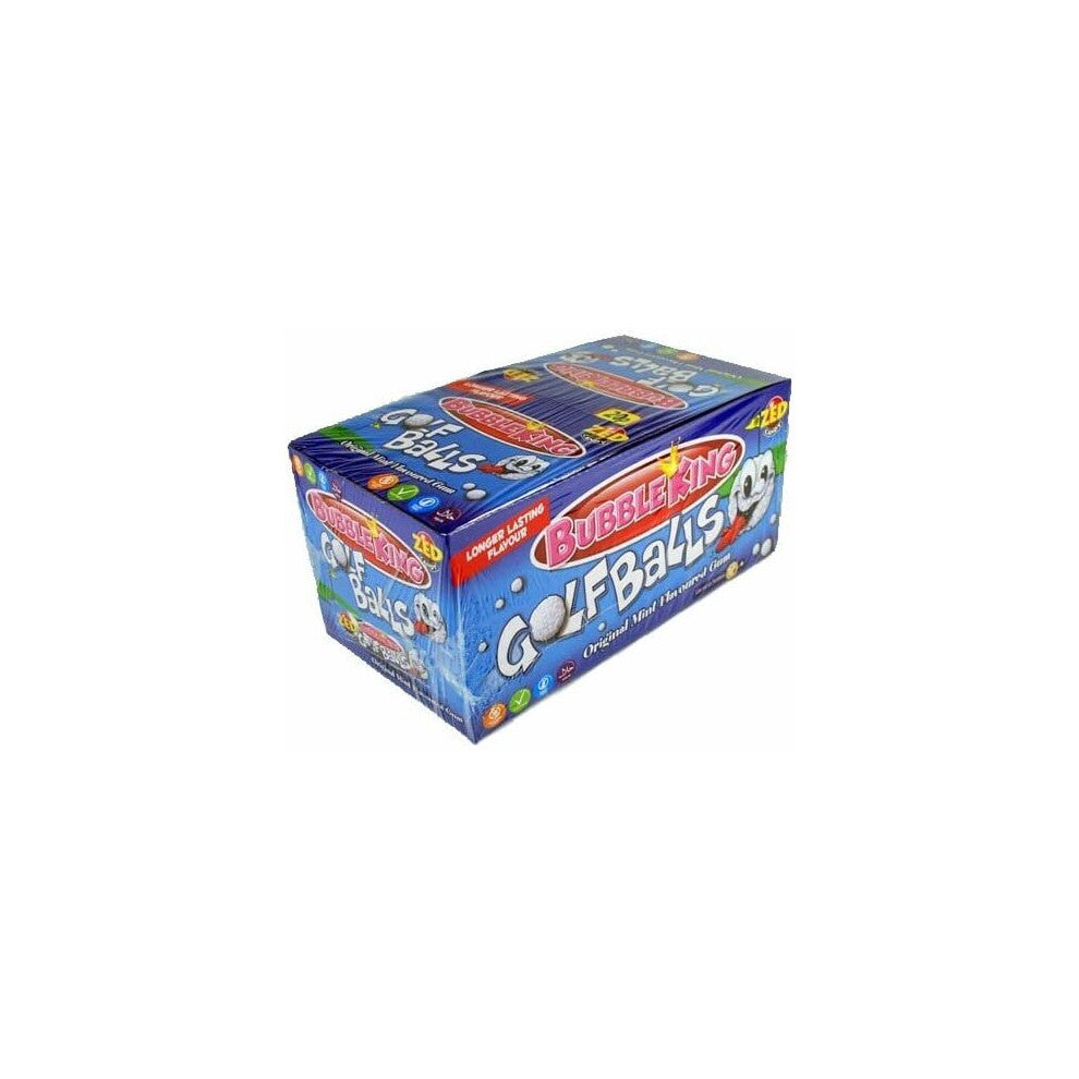 Bubbleking Golf Ball Chewing Gums 4 x 45's (1 Box)