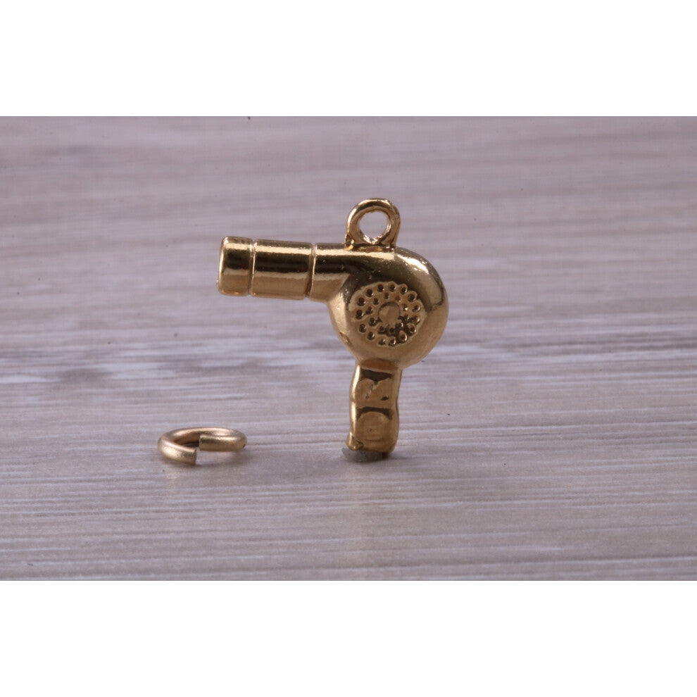 9ct Gold Hair Dryer Charm