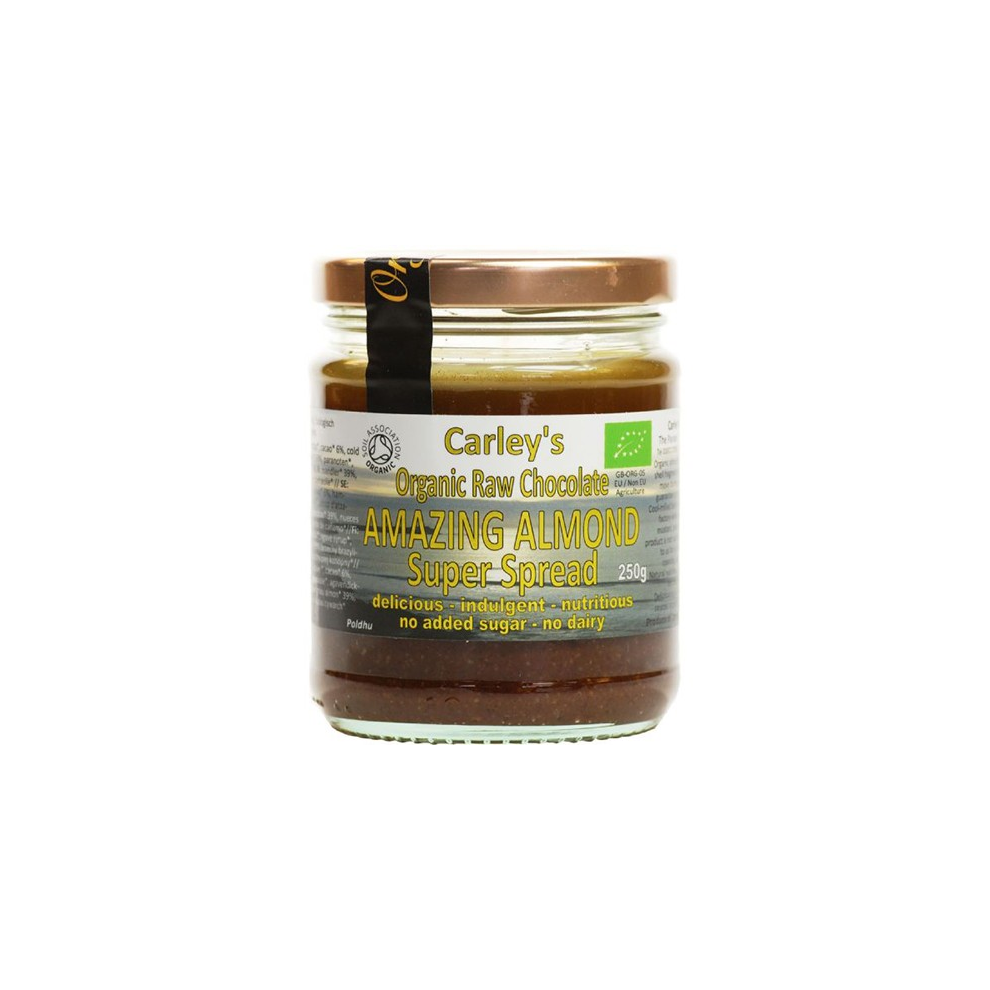 Carley's Org Raw Choc Amazing Almond Super Spread 250g