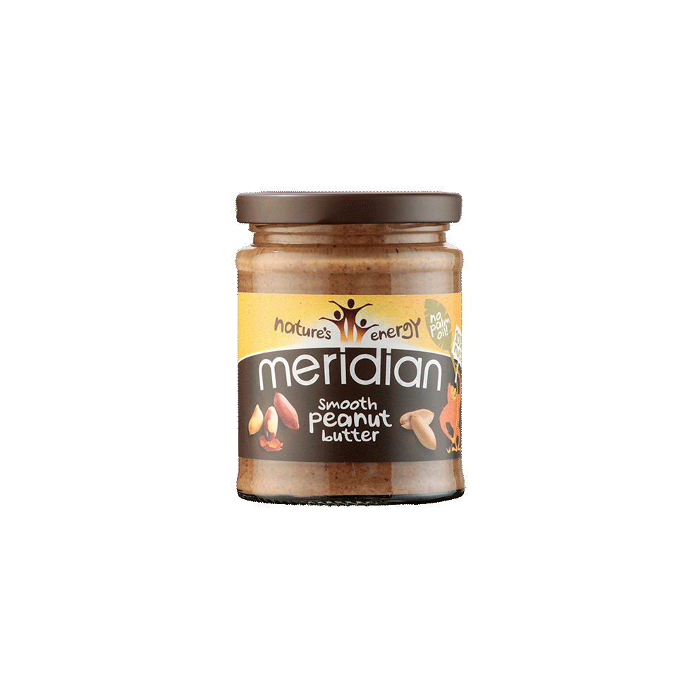 Meridian Natural Smooth Peanut Butter - No Added Sugar and Salt - 280g