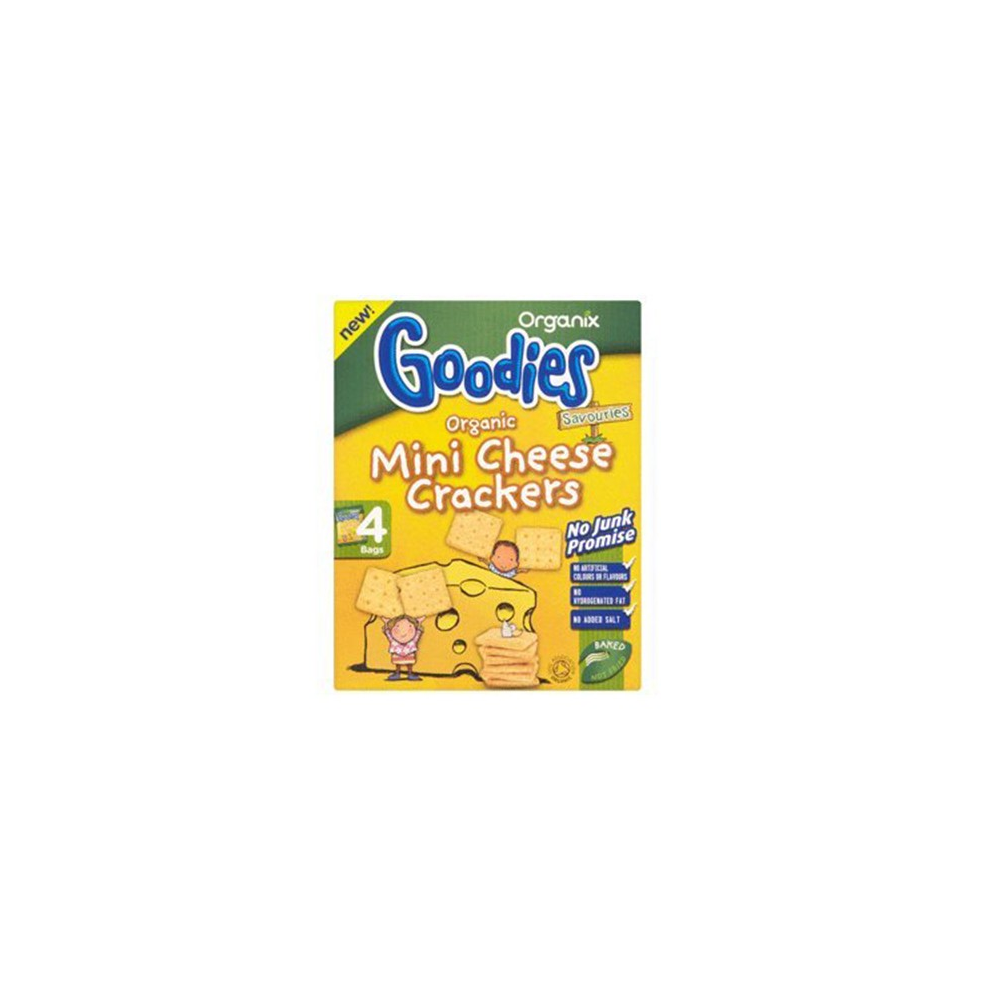 Organix Mini Cheese Crackers 4x20g