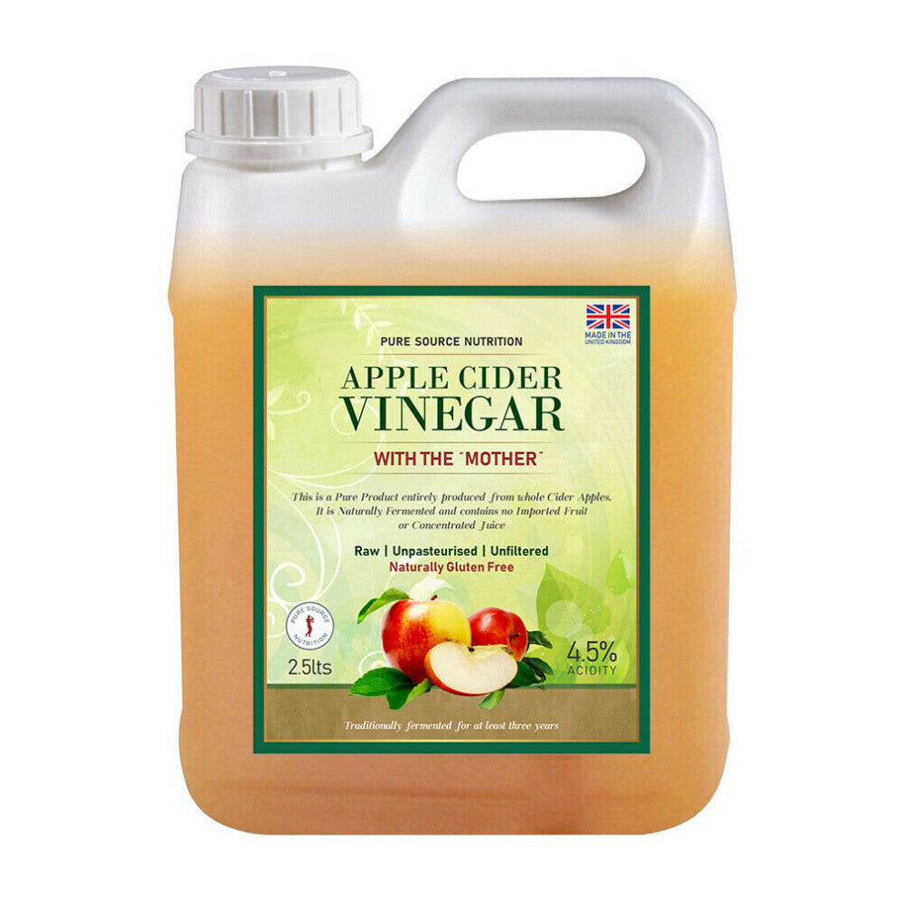 (2.5 Litres) Apple Cider Vinegar Pure RAW Detox Weight Loss PSN