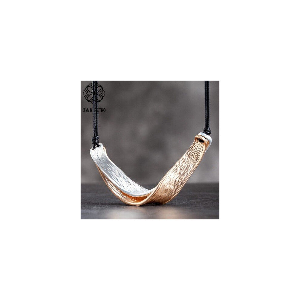 (Gold, Other) Women's Trendy Neck Chokers Twisted Necklaces Jewelry